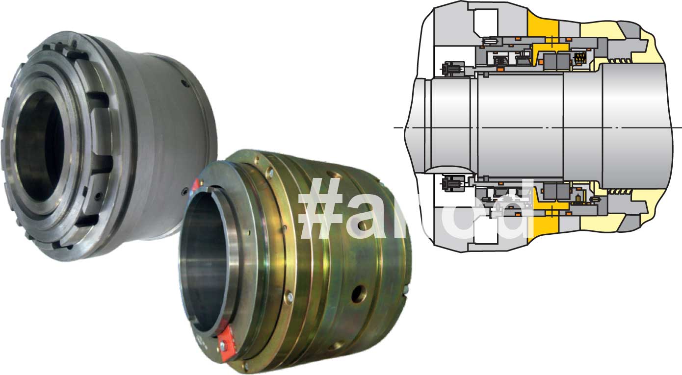 DOUBLE MECHANICAL SEALS FOR COMPRESSORS AND SUPERCHARGERS COMBINED MECHANICAL SEALS FOR CENTRIFUGAL COMPRESSORS AND SUPERCHARGERS