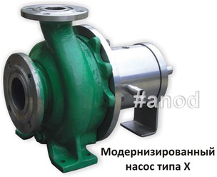 Modernization of chemical pumps H-type